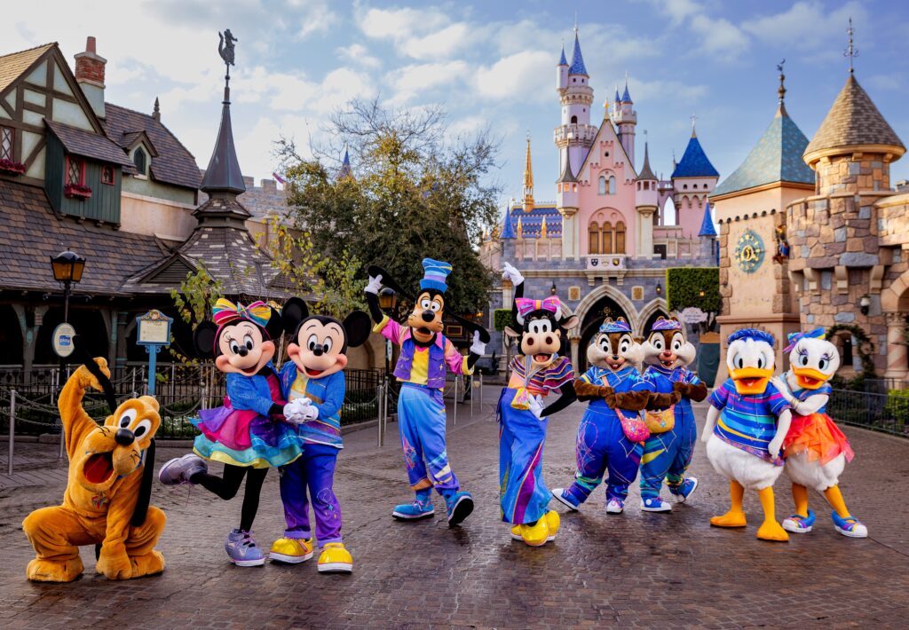 DIsneyland's Nifty -9 in-costume
