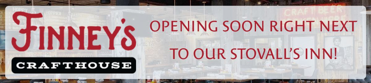 Finney's Crafthouse - Opening Soon Right Next To Our Stovall's Inn