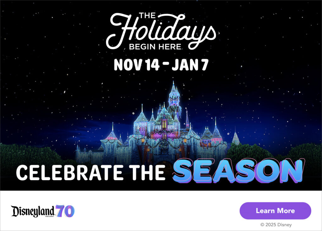 Disneyland Holiday banner