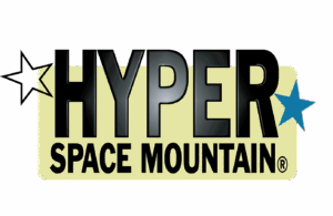 Hyper Space Mountain Attraction graphic links to Disney page
