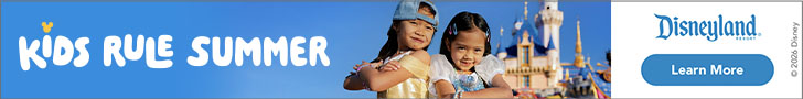 "Kids Rule Summer" Links to Disneyland ticket store